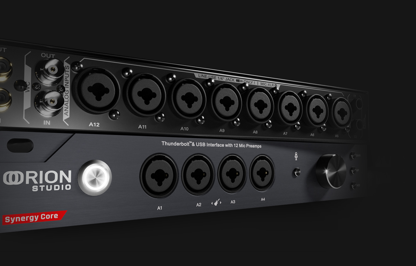 Orion Studio Synergy Core 12 Discrete Preamps & 6 DSP | Antelope Audio