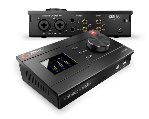 Zen Go Synergy Core, Audio Interface, 4x8 Bus-Powered USB-C Interface For  Recording Music, with Onboard Real-Time Audio Recording Effects, USB