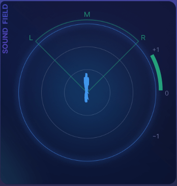 The Judge Sound field section