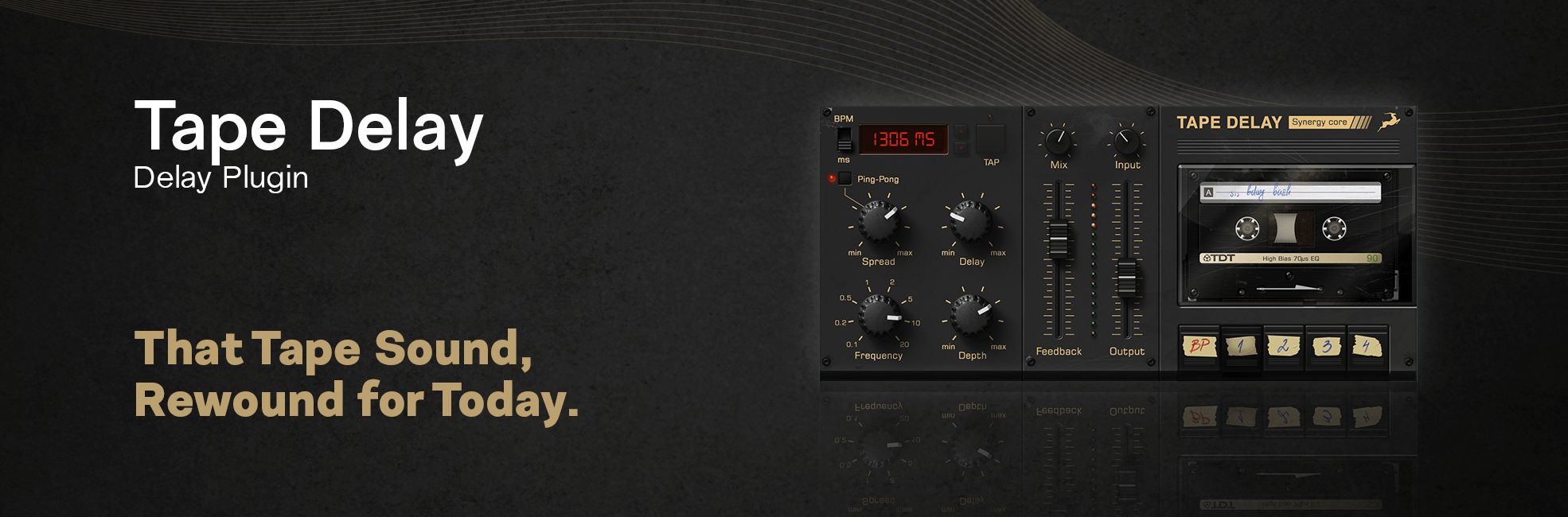 Banner Plugin TAPEDELAY Desktop 1970X650
