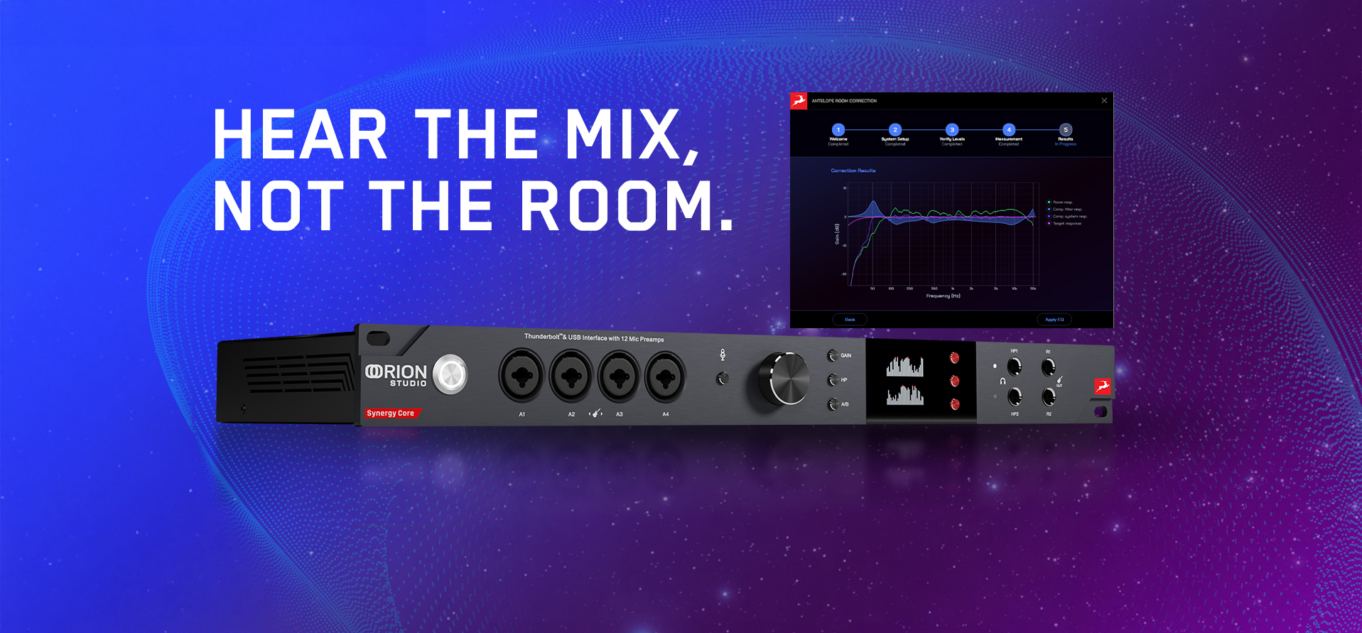 Orion Studio Synergy Core Gets Built-In Room Correction